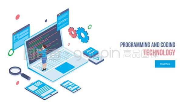 網頁開發者在筆記本電腦上用智能手機演示